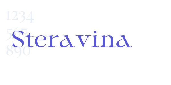 Steravina font free