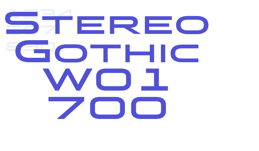 Stereo Gothic W01 700-font-download