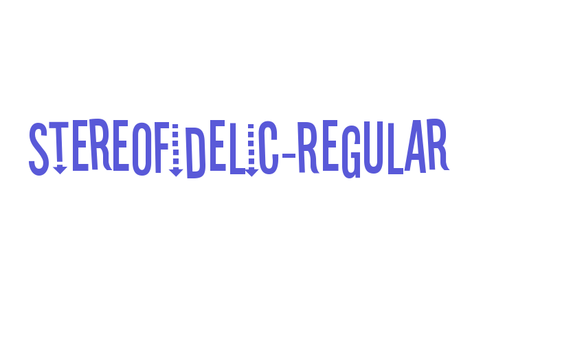 Stereofidelic-Regular Font Download