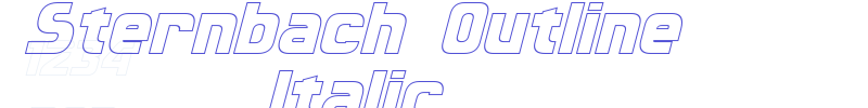 Sternbach Outline Italic