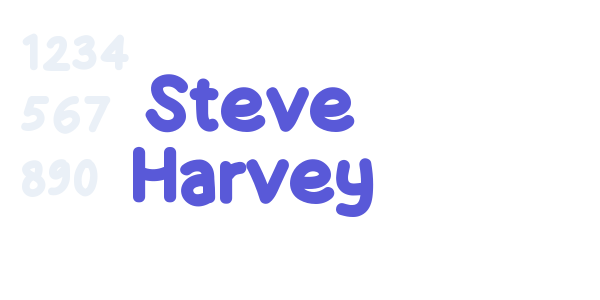 Steve Harvey font free