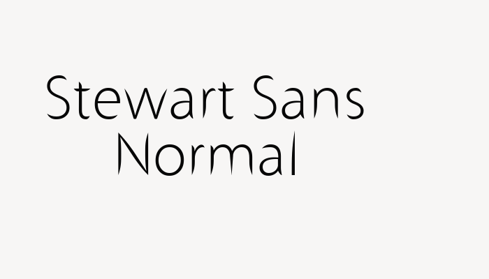 Stewart Sans Normal font download