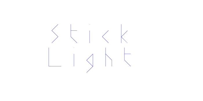 Stick Light Font Download