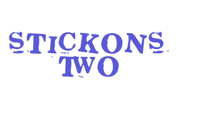 Stickons Two Font Download