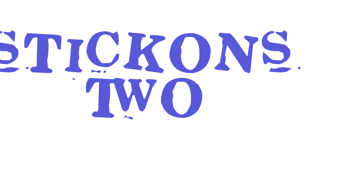 Stickons Two Font