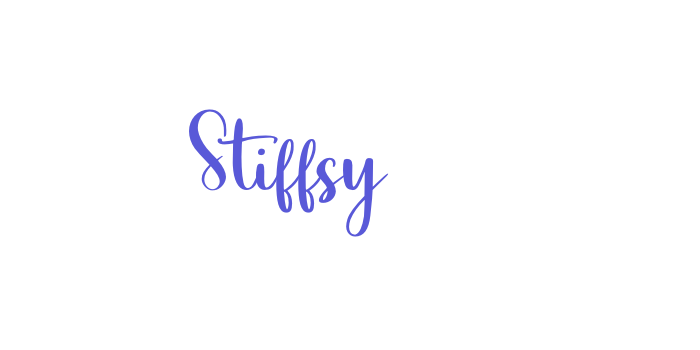 Stiffsy Font Download