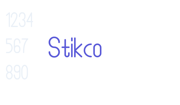 Stikco Font