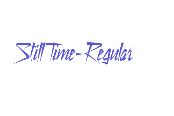 StillTime-Regular Font