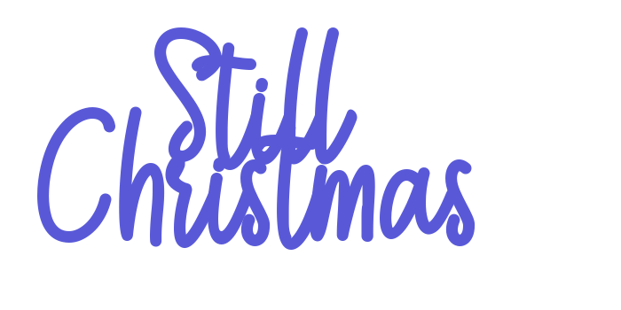 Still Christmas Font