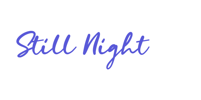 Still Night Font