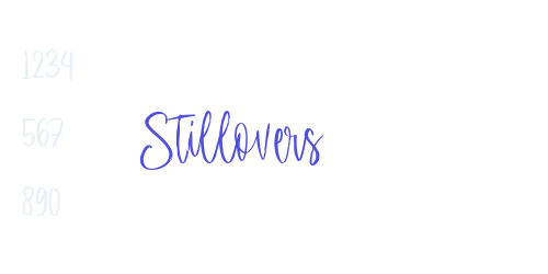Stillovers-font-download