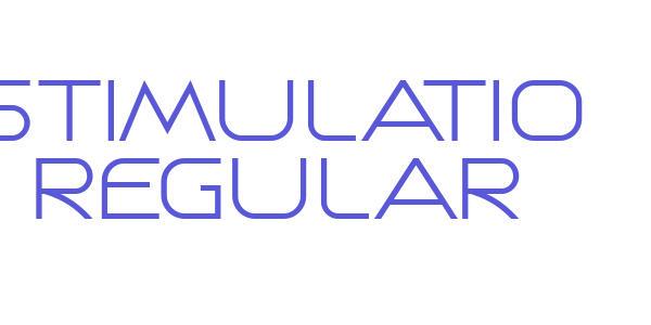 Stimulatio Regular font free