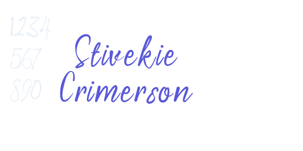 Stivekie Crimerson font free