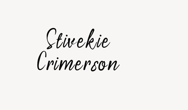 Stivekie Crimerson Font