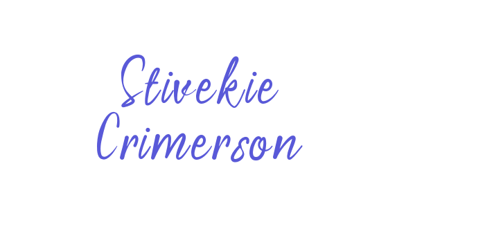 Stivekie Crimerson Font Download