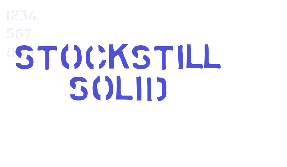 Stockstill Solid-font-download