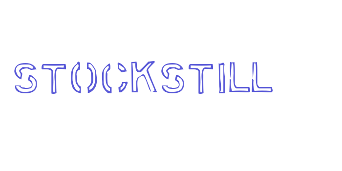 Stockstill Font Download