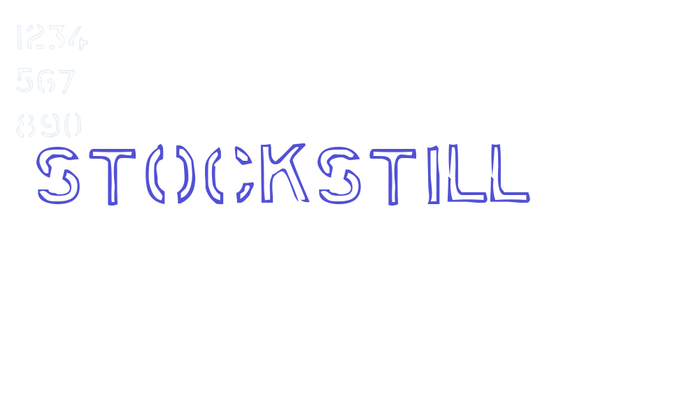 Stockstill-font-download