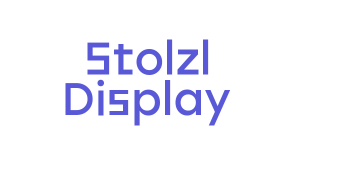 Stolzl Display Font Download