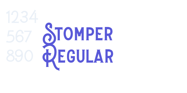 Stomper Regular font