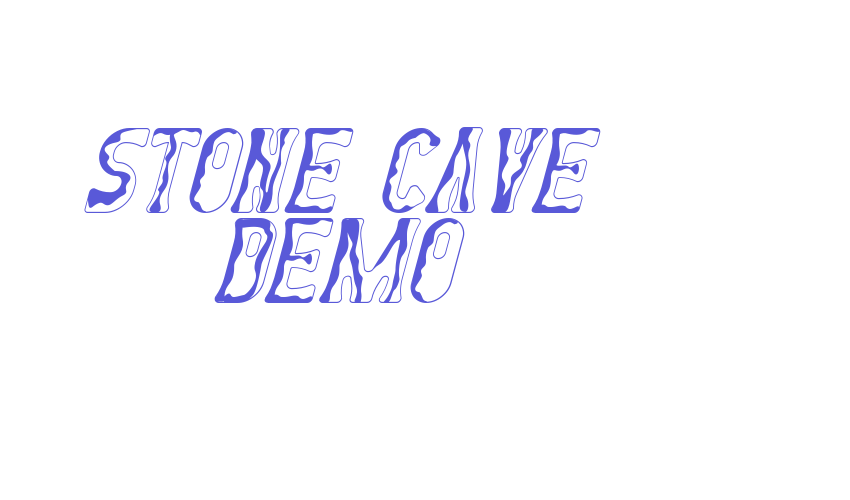 Stone Cave Demo Font Download