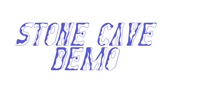 Stone Cave Demo Font Download