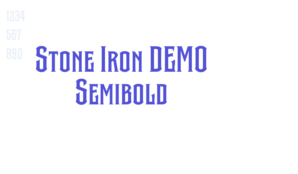 Stone Iron DEMO Semibold-font-download