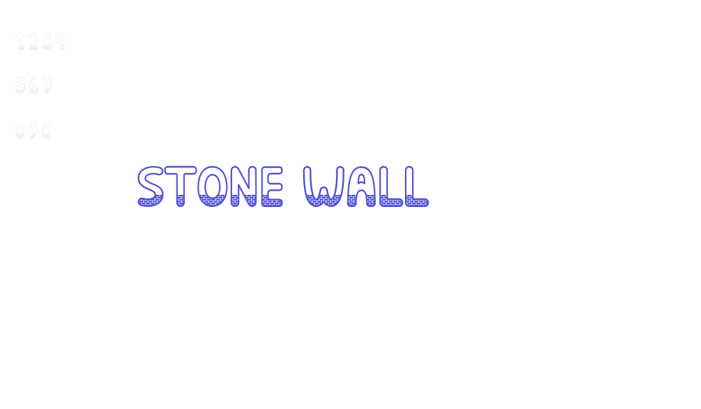 Stone Wall-font-download