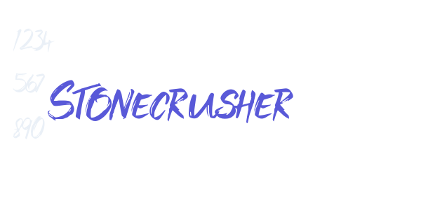 Stonecrusher font free