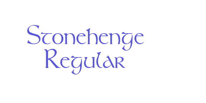 Stonehenge Regular Font Download