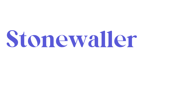 Stonewaller Font