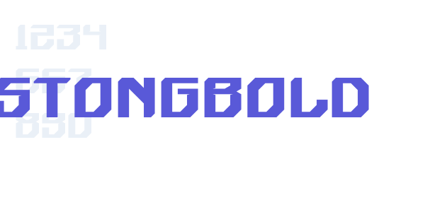 Stongbold font free