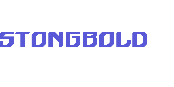 Stongbold Font Download