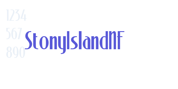 StonyIslandNF font free