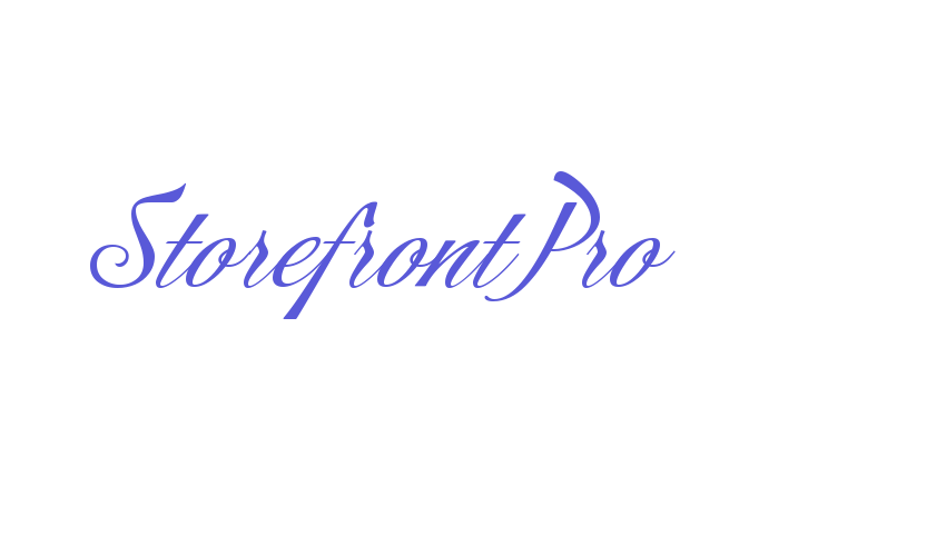 Storefront Pro Font Download