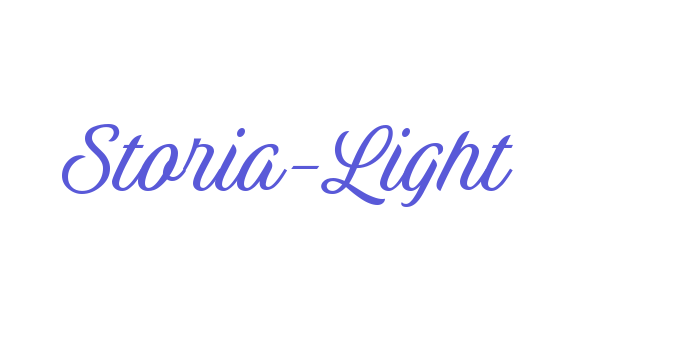 Storia-Light Font Download