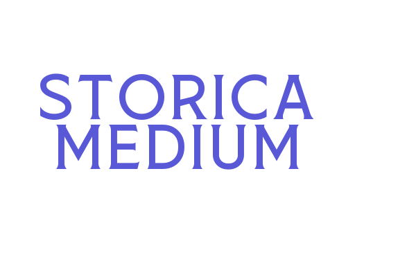 Storica Medium Font