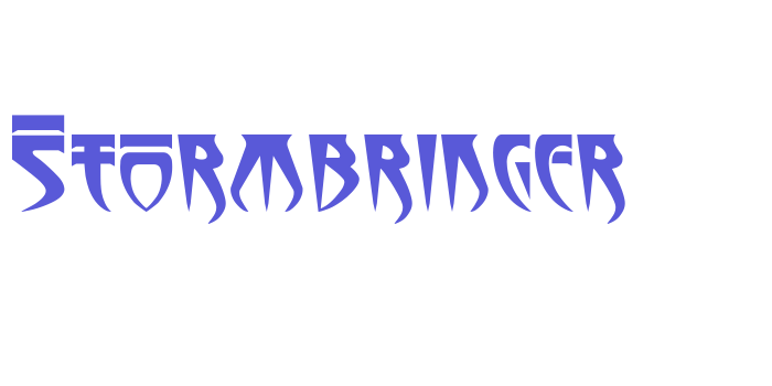 Stormbringer Font