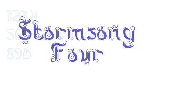 Stormsong Four font