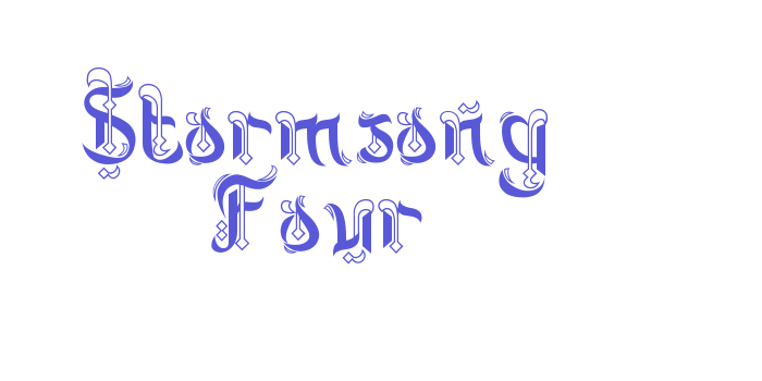 Stormsong Four Font Download