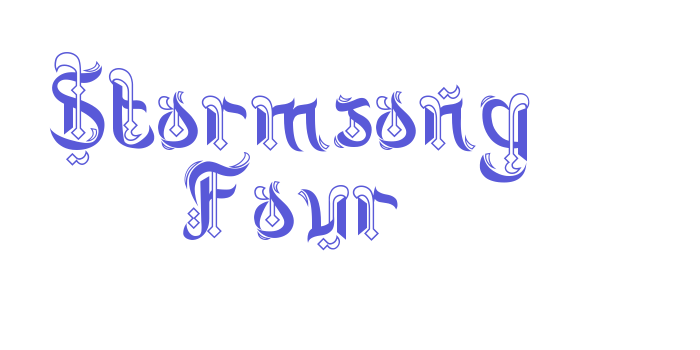 Stormsong Four Font