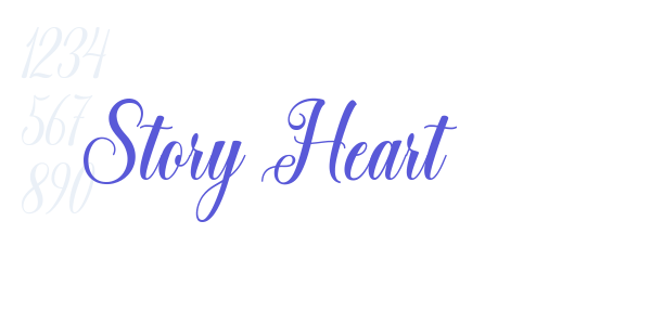 Story Heart font free