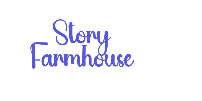 Story Farmhouse Font Download