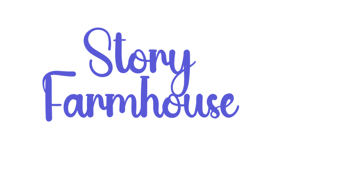 Story Farmhouse Font