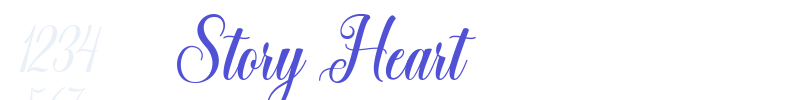 Story Heart-font
