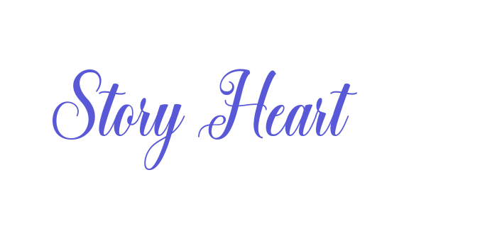 Story Heart Font