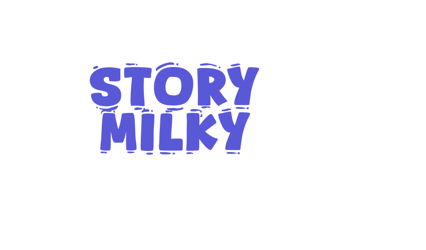 Story Milky Font Download