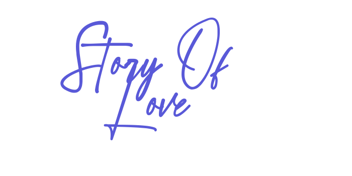 Story Of Love Font Download