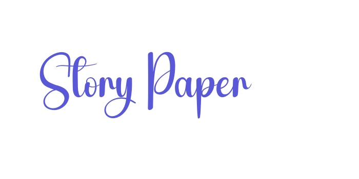 Story Paper Font Download