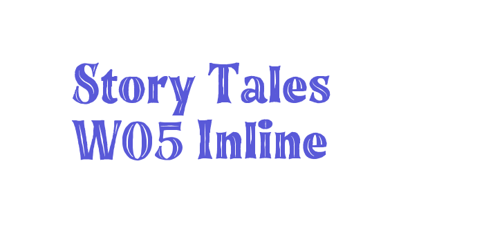 Story Tales W05 Inline Font Download